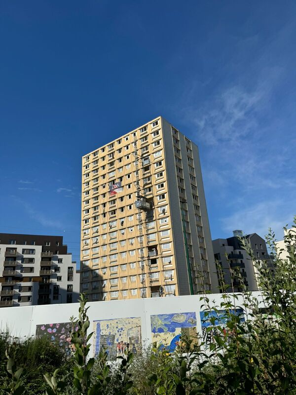 Une des trois Tours Alouette à Alfortville avant leur démolition